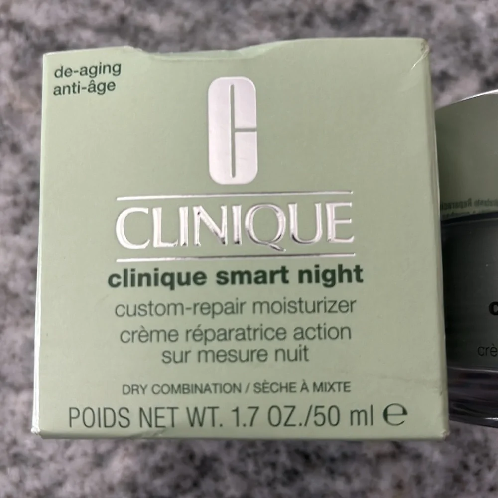 Clinique Smart Night Custom-Repair Moisturizer 1.7oz/50ml Dry Combination NIB